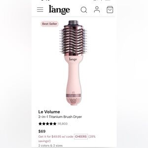 L’ange Le Volume 60mm brush dryer